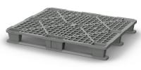 Поддон пластиковый на двух полозьях 1200x1000x140 мм